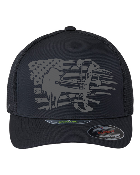 Flag Female Archer Flexfit Hat