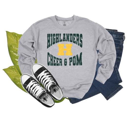 Highlander Cheer & Pom Crewneck