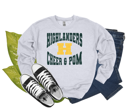 Highlander Cheer & Pom Crewneck