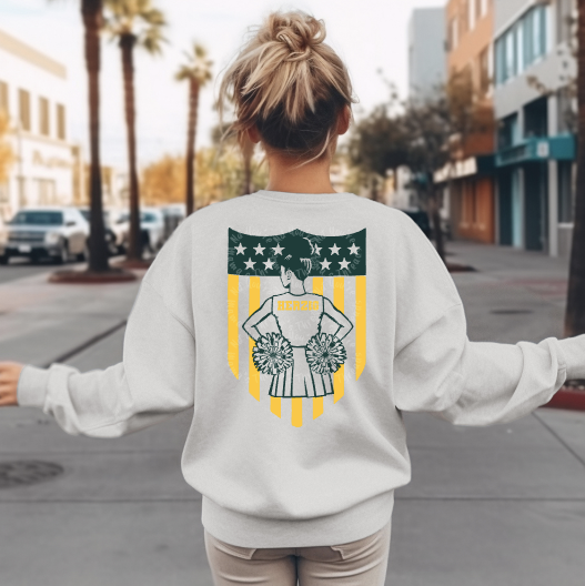 Cheerleader Flag Crewneck