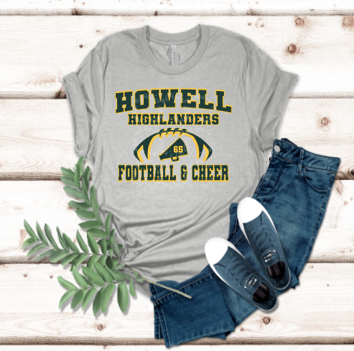 Howell Highlanders Football & Cheer T-shirt