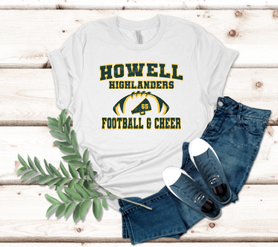 Howell Highlanders Football & Cheer T-shirt