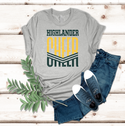 Highlander Cheer t-shirt