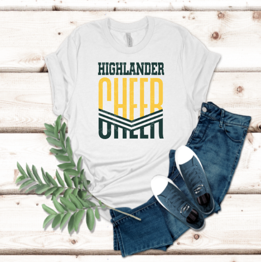 Highlander Cheer t-shirt