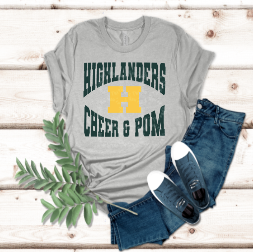 Highlanders Cheer & Pom T-Shirt