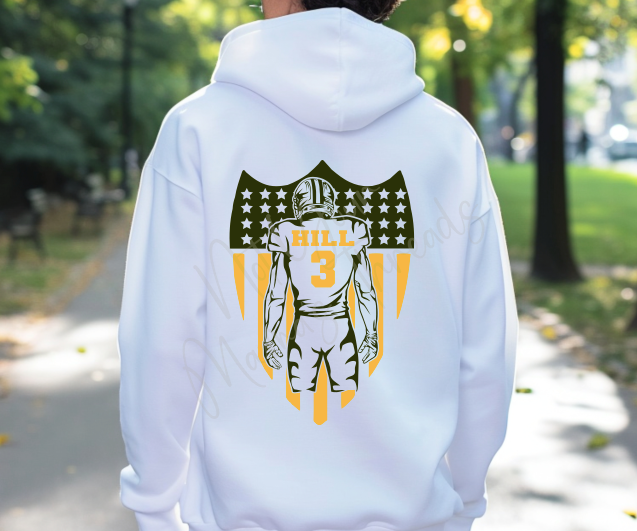 Flag Footballer Hoodie