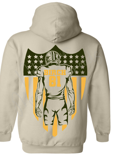 Flag Footballer Hoodie