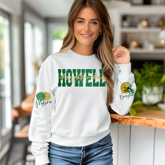 Howell Highlanders Sleeve Custom Clipart